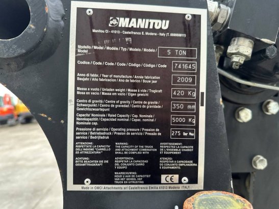Rotary Telehandler Manitou MRT2550+ Privilege Diesel 2017 MRT2550+ PRIVILEGE 2017 2 image 10
