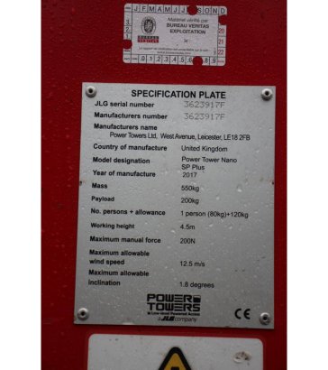 Power Tower Nano SP Plus Electric Mast Lift 2017 Power Tower Nano SP Plus 2017 2 image 10