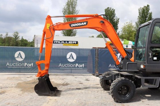 Doosan DX60WN Diesel Wheeled Excavator 39kW 2020 Doosan DX60WN 2020 2 Wheeled Excavators image 10
