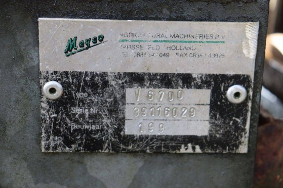 Manure tank Meyco V6700 1994 Meyco V6700 1994 2 image 10