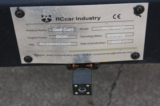 Golf Cart RCcar Industry RC-G4.0 Electric 5kW 2025 New RCcar Industry RC-G4.0 2025 1 image 10