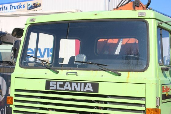 Crane truck Scania LB81 S54 Diesel 205hp 1980 LB81 S54 1980 2 Crane trucks image 10