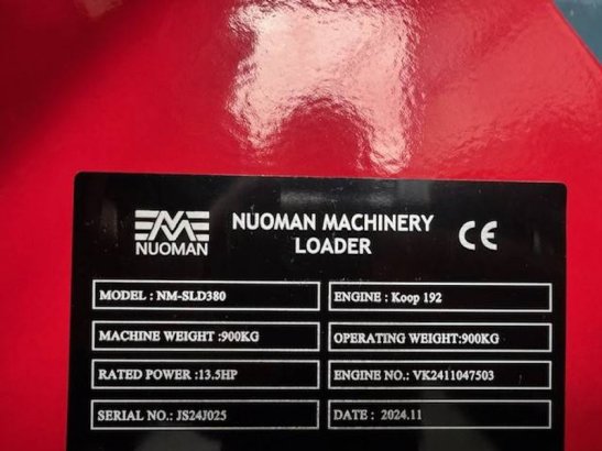 Skid steer loader Nuoman T330XL Red Diesel 2025 New Nuoman NM-SLD380 2024 1 image 10