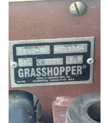 Ride-on mower Grasshopper 312D-52 Diesel 2009 Grasshopper 312D-52 2009 2 image 10
