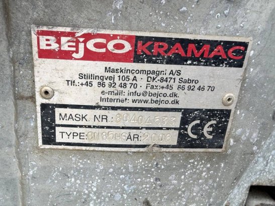 Minidumper Bejco Kramac CU85HS Petrol 850kg 2008 Bejko Kramac CU85HS 2008 2 Mini dumpers image 10