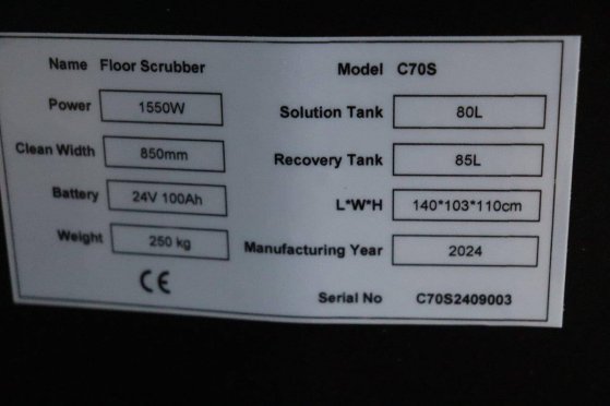 Schrobmachine X-tra C70S Elektrisch 2024 Nieuw X-tra C70S 2024 1 image 11
