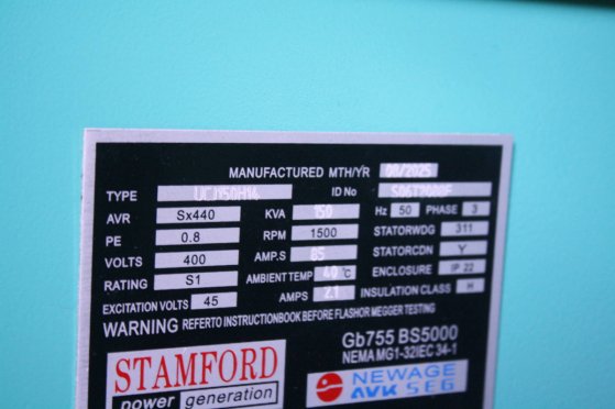 Stamford UCJ150H14 Diesel Generator 150kVA 2025 New Stamford UCJ150H14 2025 1 Generators image 11