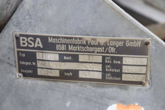 Manure spreader BSA FTW8E Duport F108H 1990 2 image 11