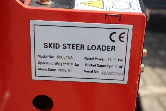 Skid Steer Loader SDLL10A Petrol 17.5kW 2026 New Skid Steer SDLL10A 2026 1 image 11