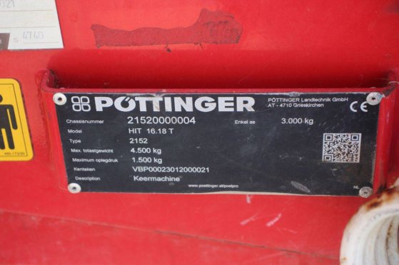 Hay tedder Pottinger HIT 16.18T 2020 Pottinger HIT 16.18 T 2020 2 image 11