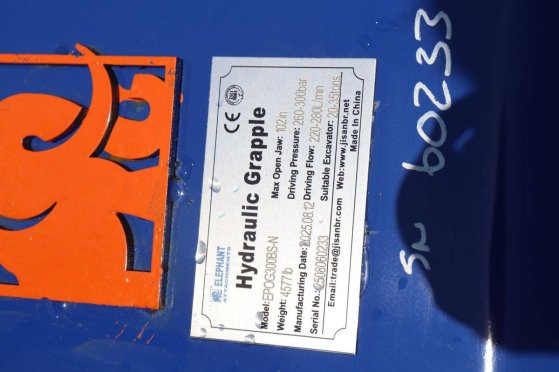 Hydraulic Grapple Elephant Attachments EPOG300BS-N 2026 New EPOG300BS-N 2025 1 image 11