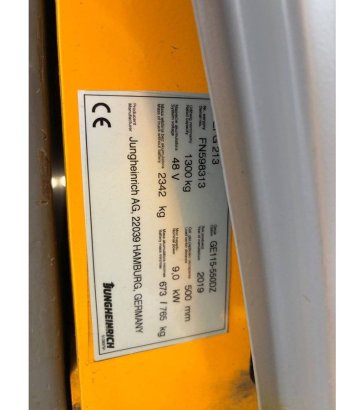 Forklift Jungheinrich EFG213 Electric 1300kg 5.5m 2019 EFG213 2019 2 image 11