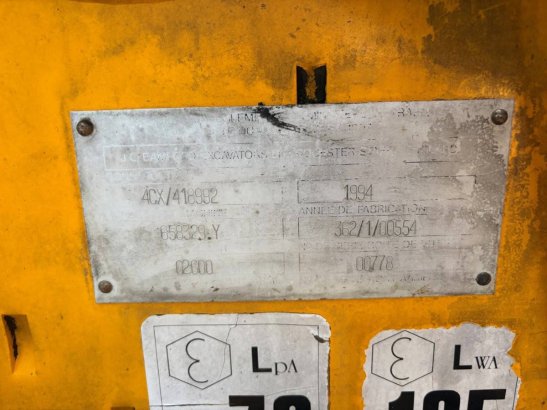 JCB 4CX Diesel backhoe loader 1994 2153 1994 2 image 11