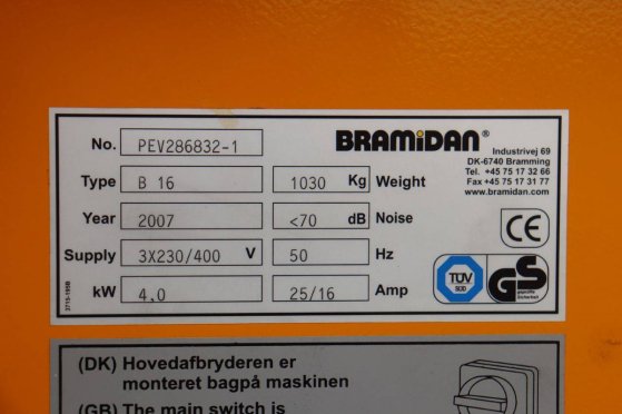 Vertical baler Bramidan B16 Electric 2007 Bramidan B 16 2007 2 image 11