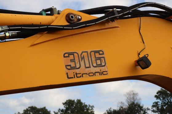 Wheel excavator Liebherr A316 Litronic Diesel 86kW 2005 6665 2005 2 Wheeled Excavators image 11
