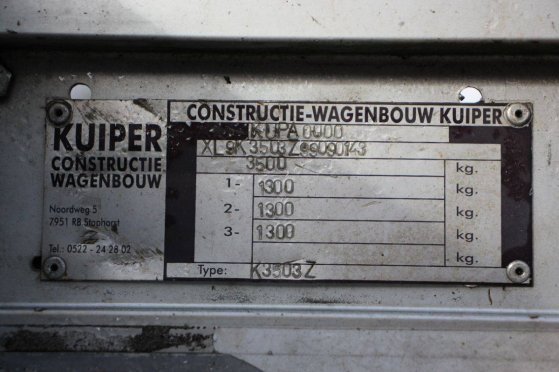 Semi-Low Loader Kuiper K35003Z 2000 kuiper K35003Z 2000 2 Lowloader semi-trailers image 12