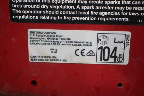 Zitmaaier Toro 15034 Diesel 35kW 2012 Toro 15034 2012 2 image 12