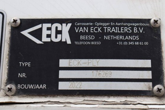Closed Semi-trailer Van Eck Auflieger Trockenfrachtkoffer Mega 2022 Van Eck Auflieger Trockenfrachtkoffer Mega 2022 2 Box ...