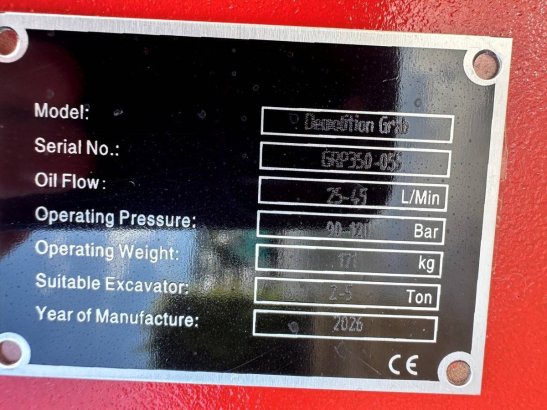 Sorting grabber HGRP 350 2025 New 350 2025 1 image 12