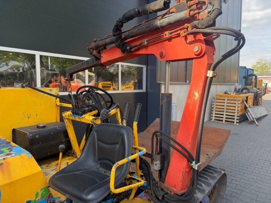 Tracked dumper Yanmar Diesel with palfinger crane 2 Tracked Dumpers image 12