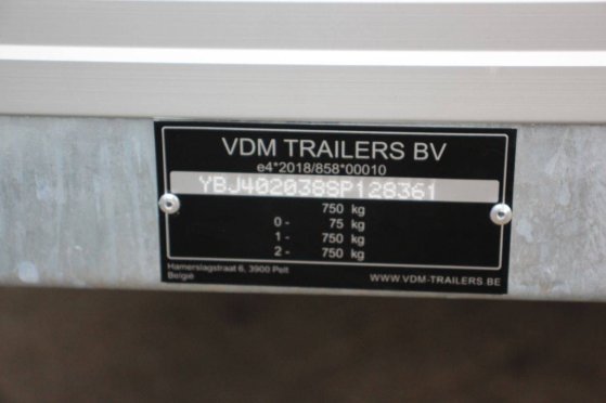 Enclosed trailer VDM Trailers 300x150cm 2025 New VDM trailers RENTAL EDITION 2025 1 image 12