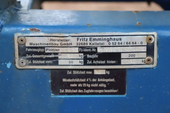 Moving lift Fritz Emminghaus Pionier 85616 Electric 200kg 16m 2008 Pionier 85616 2008 2 image 12