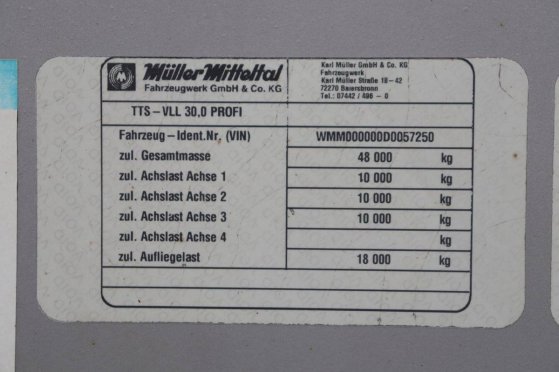 Semi-low loader Muller Mitteltal TTS Muller Mitteltal TTS 2 Lowloader semi-trailers image 12