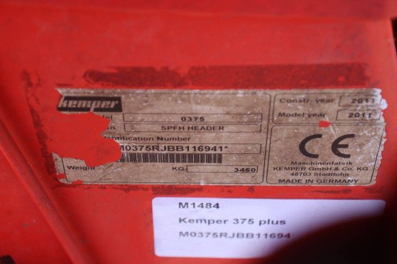 Maize header Kemper 375 Plus 2011 Kemper 375 Plus 2011 2 image 12