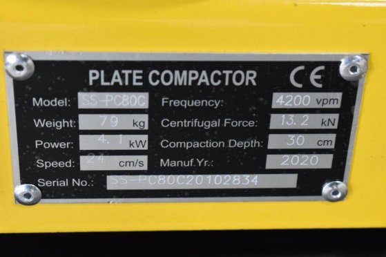 Wepromach PC80C Petrol Vibratory Plate 2021 New Wepromach SS-PC80C 2020 1 image 12