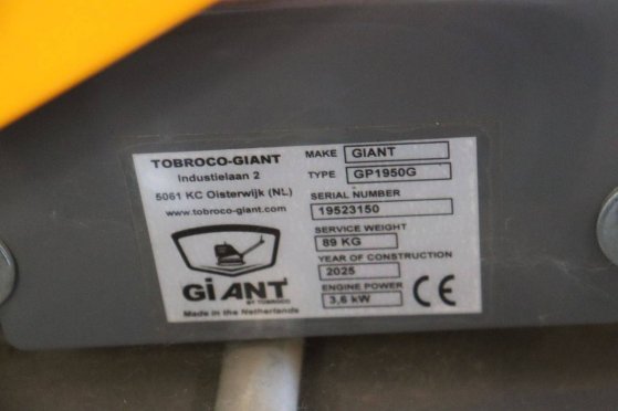 Giant GP1950G Petrol Vibratory Plate 2025 Giant GP1950G 2025 2 image 12