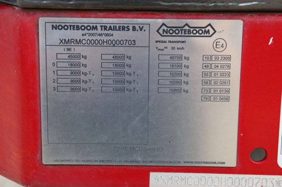 Semi-Low Loader Nooteboom MCOS-48-03 2017 Nooteboom MCOS-48-03 2017 2 Lowloader semi-trailers image 12