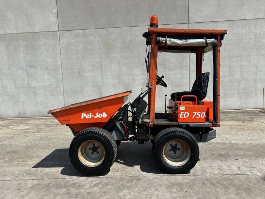Tire dumper Pel-Job ED 750 Diesel 1998 PELJOB ED 750 1998 2 Dump Truck image 12