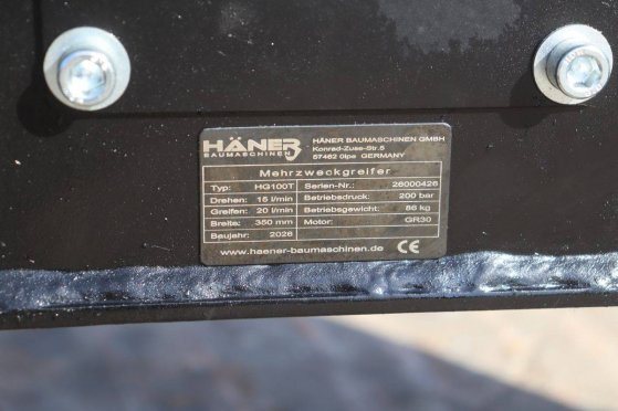 Häner HG100T 2026 Sorting Grab New Haner HG100T 2026 1 image 12