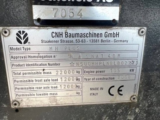 Fuchs-Terex Excavator Fuchs MHL 331 Diesel 99kW 2004 Fuchs MHL331 2004 2 Wheeled Excavators image 13