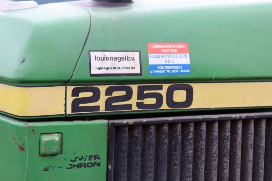 Tractor John Deere 2250 Diesel 62hp 1998 John Deere 2250 1998 2 image 13