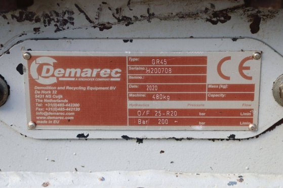 Sorting grapple Demarec GR45 2020 CW30 Demarec GR45 2020 2 image 13