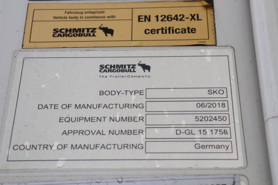 Reefer Semitrailer Schmitz Cargobull Auflieger Tiefkühler Standard 2018 Schmitz Cargobull Auflieger Tiefkühler Standard 20...