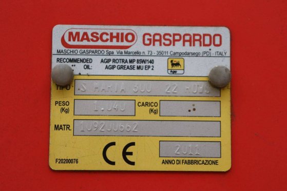 Seeding machine Maschio S Maria 300 2011 Maschio S Maria 300 2011 2 image 13