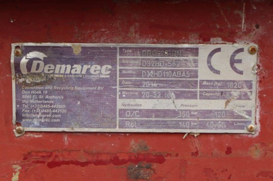Sorting grapple Demarec DRG28DN CW30 2014 Demarec DRG28DN 2014 2 image 13