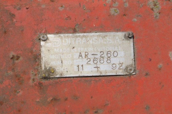 Tiller Ditransa AR-260 1992 Ditransa AR-260 1992 2 image 13