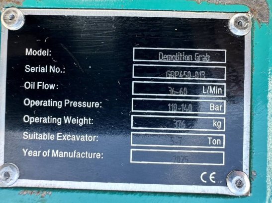 Sorting grabber HGRP 450 2025 New HGRP 450 2025 1 image 13