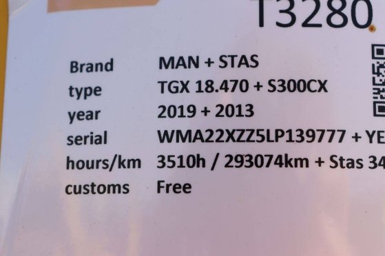 MAN TGX18.470 Diesel Tipper Truck 470hp 2019 TGX18.470 2019 2 image 13