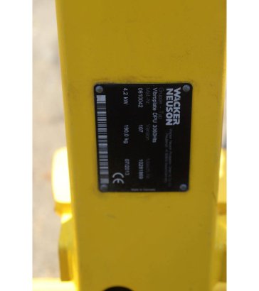 Wacker Neuson Vibroplate DPU 3060Hts Diesel 4.2kW 2013 Neuson Vibroplate DPU 3060Hts 2013 2 image 13