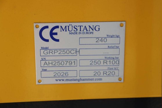 Mustang GRP250CH 2026 Sorting Grab New Mustang GRP250CH 2026 1 image 13