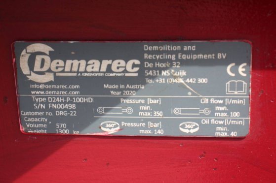 Sorting grapple Demarec D24H-P-100HD 2020 Demarec D24H-P-100HD 2020 2 image 14