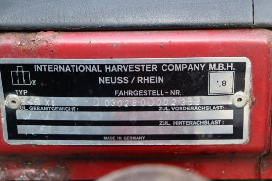 Tractor International 845 XL Diesel 60kW 1982 (Margin) International 845 XL 1982 2 image 14