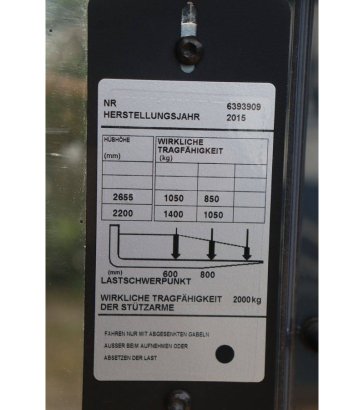 Stacker BT SWE-140L Electric 1400kg 2.65m 2015 BT SWE-140L 2015 2 image 14