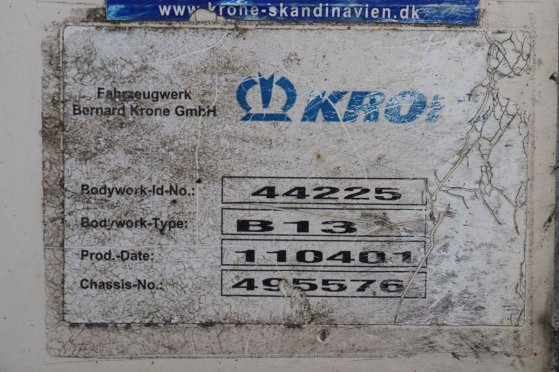Closed Semi-Trailer Krone SD 39000kg 2011 9357 2011 2 Box semi-trailers image 14