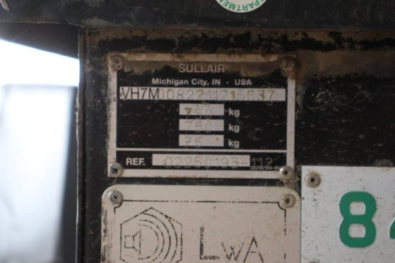 Compressor Sullair 65 Diesel 2011 Sullair 65 2011 2 Compressors image 14