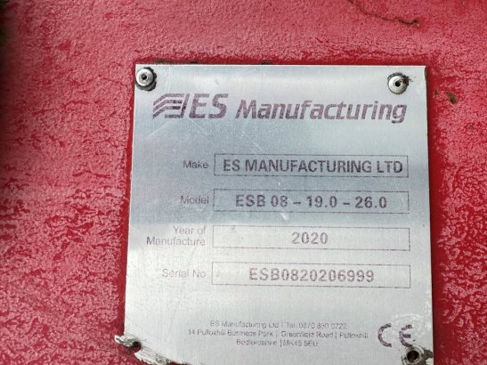Hydraulic Hammer ES Manufacturing ESB 08-19.0-26.0 2020 ES Manufacturing ESB 08-19.0-26.0 2020 2 image 14